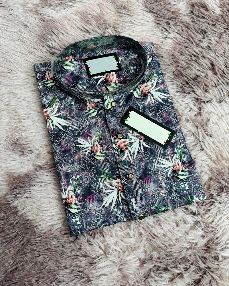Digital Print Cotton Panjabi
