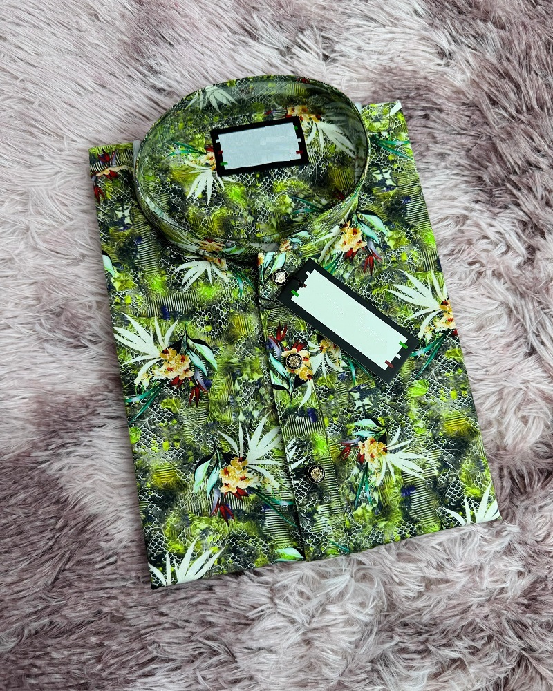 Digital Print Cotton Panjabi