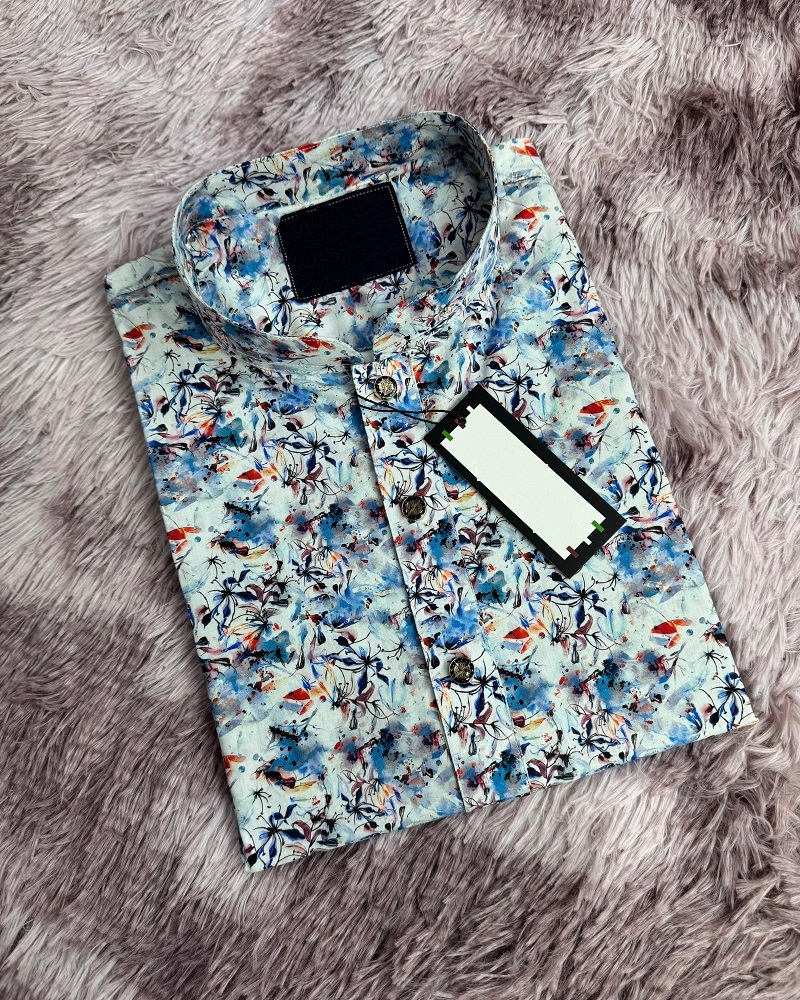 Digital Print Cotton Panjabi