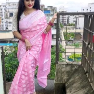 Soft Silk Indian-Inspired Katan Saree with Blouse Piece | Premium Party Wear Saree