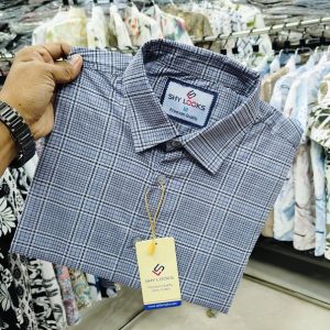 Pure Cotton full Sleeve Check Shirt