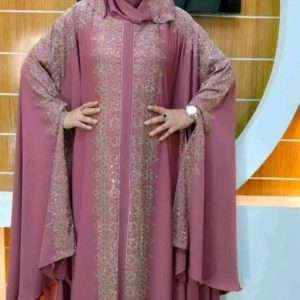 Dubai Cherry Borka with Hijab