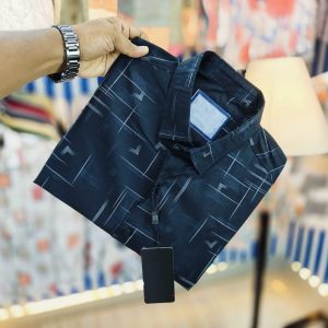 Black Pure Cotton Full sleeve Shirt