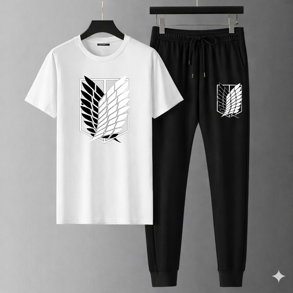 Trendy Mash T-Shirt Trouser Combo