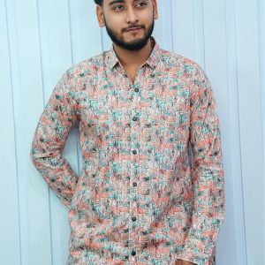 Digital Print Cotton Shirt