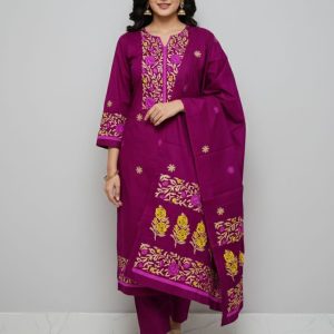 Block Print Three Piece – Elegant & Comfortable Collection