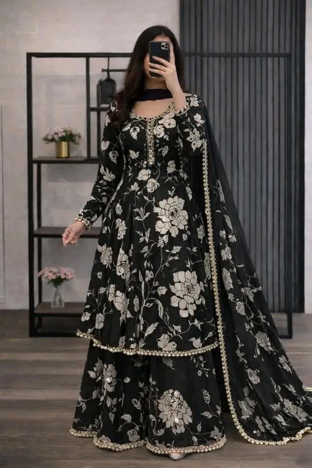 Garara Three Piece – প্রিমিয়াম কটন স্টাইলিশ গারারা সেট