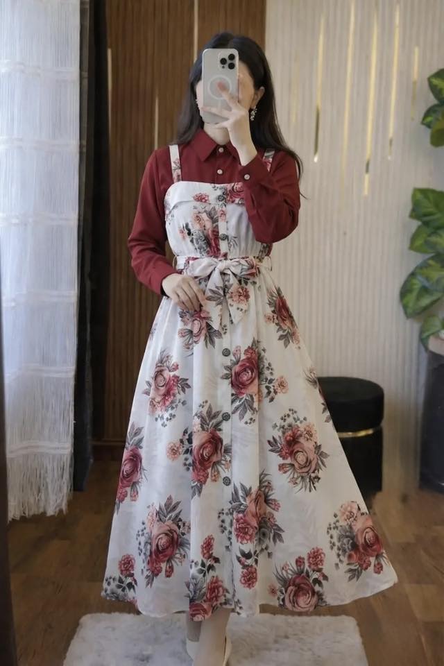 Printed Romper Gown – Stylish & Comfortable Outfit