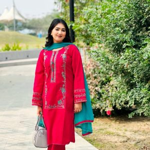 New Exclusive Embroidery Dress – Soft Cotton Three Piece for Women